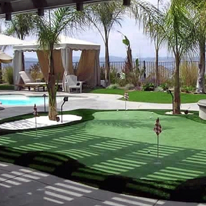 Installing Artificial Grass Idlewild, California Putting Green Grass, Above Ground Swimming Pool
