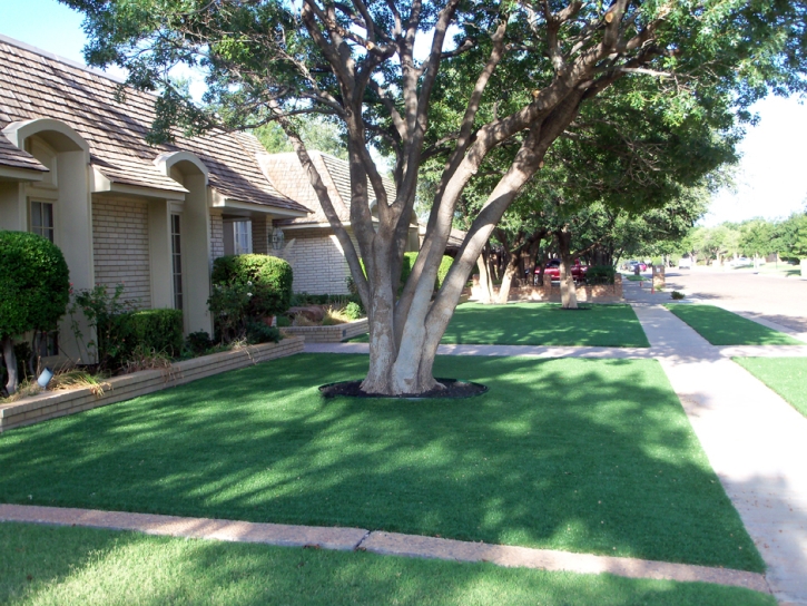 Artificial Grass Carpet Chualar, California Rooftop, Front Yard Design