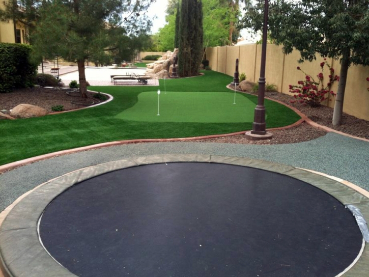 Fake Grass Vallecito, California Diy Putting Green, Backyard Makeover