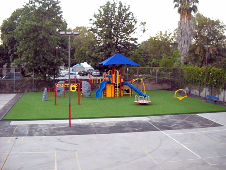 Green Lawn Caruthers, California Landscape Rock, Commercial Landscape