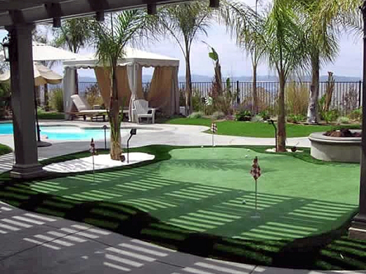 Installing Artificial Grass Idlewild, California Putting Green Grass, Above Ground Swimming Pool